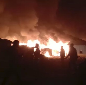 Miris... Potret Sekolah Pengungsi Rohingya yang Terbakar