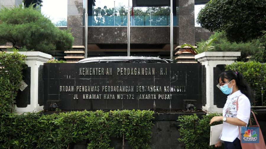 Ilustrasi Badan Pengawas Perdagangan Berjangka Komoditi (BAPPEBTI). (CNBC Indonesia/Andrean Kristianto)