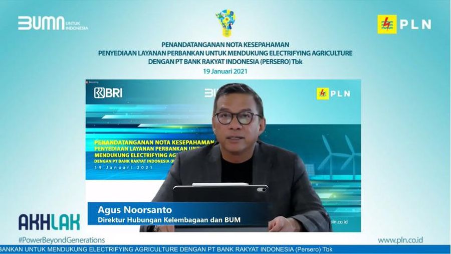 Kolaborasi BRI dan PLN dukung ketahanan pangan melalui elektrifikasi sektor agrikultur. Ist