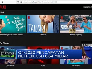 Netflix Gapai 200 Juta Pelanggan