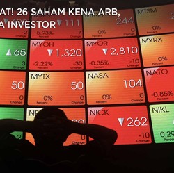 Parah Bat! 26 Saham Kena ARB, Sabar ya Investor