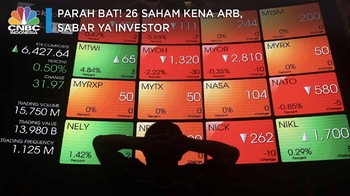 Parah Bat! 26 Saham Kena ARB, Sabar ya Investor