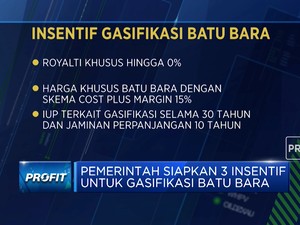 Pemerintah Siapkan 3 Insentif Untuk Gasifikasi Batu Bara
