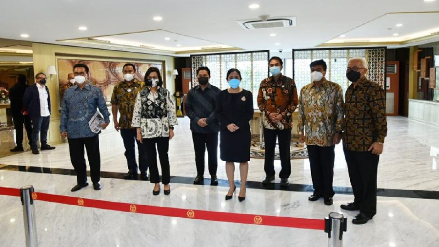 Pertemuan Pemerintah dan DPR bahas penetuan tiga nama Dewan Pengawas LPI di Gedung Nusantara III Kompleks Parlemen. (Dok: DPR RI)