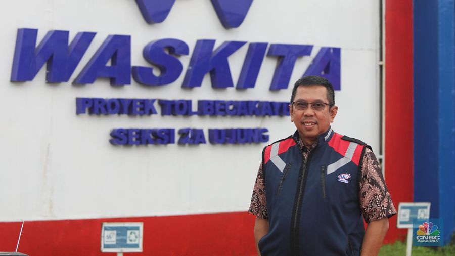Direktur Utama Waskita Karya, Destiawan Soewardjono. (CNBC Indonesia/Andrean Kristianto)