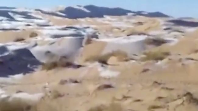 Salju Mendadak Turun di Gurun Terkering di Bumi, Dunia Berubah Total