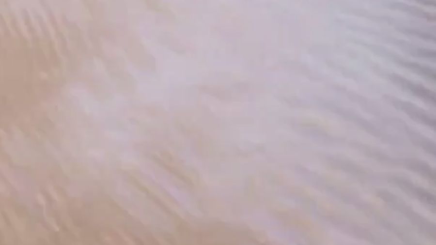 Hujan salju di gurun sahara. (Tangkapan layar cbs news)