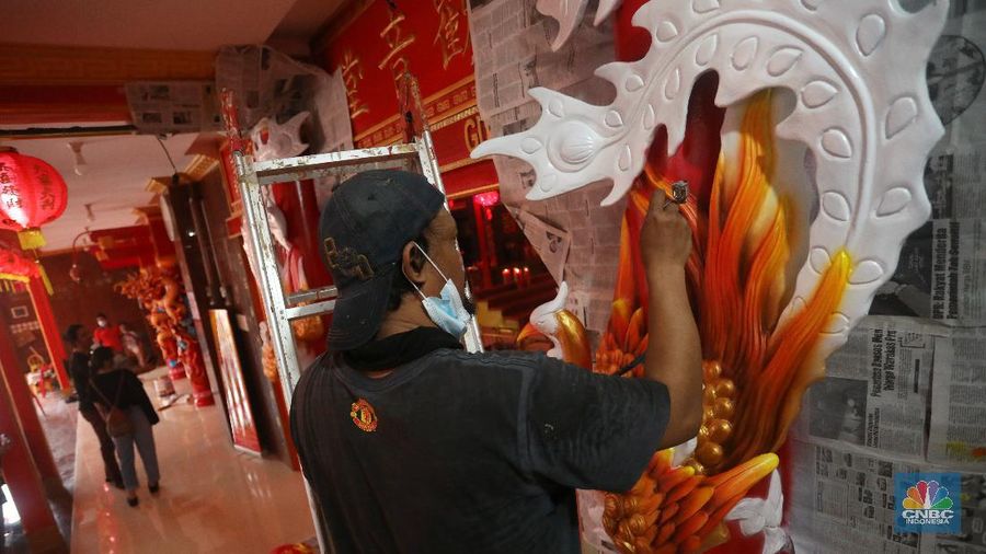 Ilustrasi Klenteng. (CNBC Indonesia/Andrean Kristianto)
