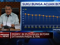 Inflasi Rendah, BI Tahan Suku Bunga Acuan di 3,75%