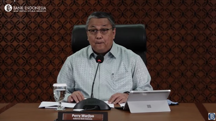 Pengumuman Hasil Rapat Dewan Gubernur (RDG) Bulanan BI. (Tangkapan layar youtube Bank Indonesia) Pengumuman Hasil Rapat Dewan Gubernur (RDG) Bulanan BI. (Tangkapan layar youtube Bank Indonesia)