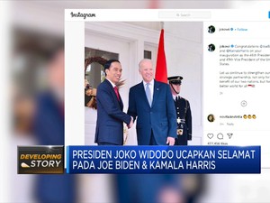 Presiden Jokowi Beri Selamat kepada Joe Biden-Kamala Harris