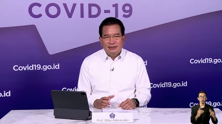 Wiku Adisasmito juru bicara gugus tugas percepatan penanganan Corona memberi Keterangan Pers Juru Bicara terkait Update Data Covid-19 Nasiona. (Youtube/Sekretariat Presiden) Wiku Adisasmito juru bicara gugus tugas percepatan penanganan Corona memberi Keterangan Pers Juru Bicara terkait Update Data Covid-19 Nasiona. (Youtube/Sekretariat Presiden)