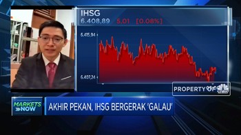 Akhir Pekan, IHSG Sesi I Bergerak 'Galau'