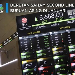 Cek! Deretan Saham Second Liner Buruan Asing di Januari