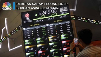 Cek! Deretan Saham Second Liner Buruan Asing di Januari
