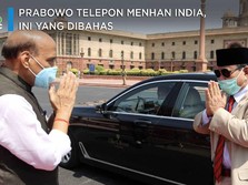 Prabowo Telepon Menhan India, Bahas Alutsista Hingga Covid-19
