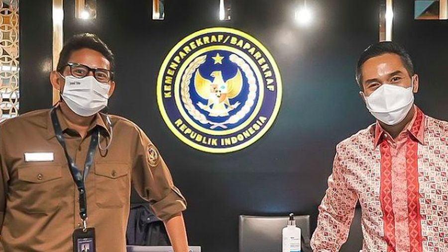 Sandu Uno dan Anindya Bakrie/IG: Sandiuno