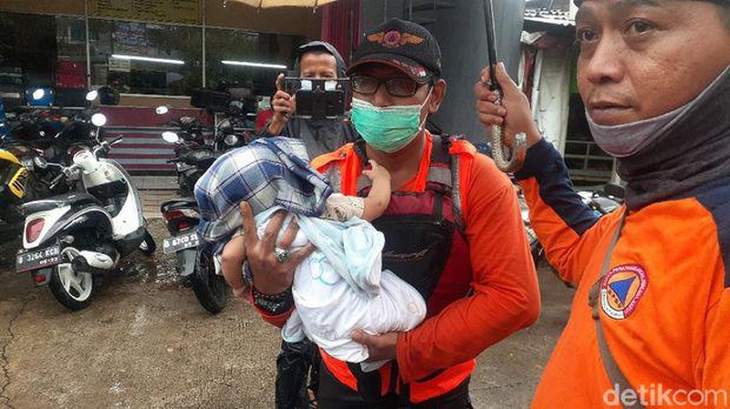 Banjir di Kalimalang ( Afzal/detikcom)