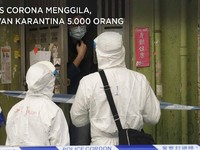 Awas Corona Menggila, Taiwan Karantina 5.000 Orang