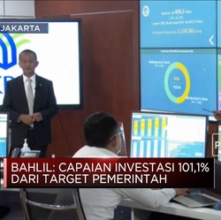 BKPM: Investasi 2020 Capai 101,1% Dari Target Pemerintah