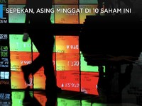 Sepekan Lalu, Asing Ternyata Minggat di 10 Saham Ini