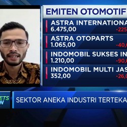 Tekanan Jual Saham Otomotif Dorong Pelemahan IHSG