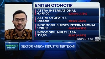 Tekanan Jual Saham Otomotif Dorong Pelemahan IHSG