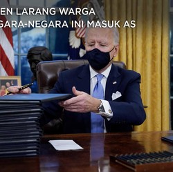 Biden Larang Warga Negara-negara Ini Masuk AS