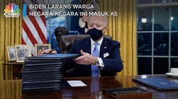 Biden Larang Warga Negara-negara Ini Masuk AS