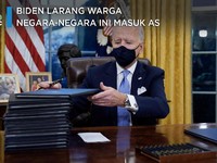 Biden Larang Warga Negara-negara Ini Masuk AS