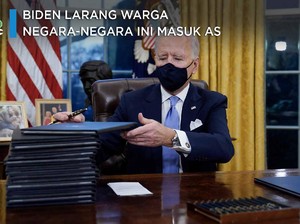 Biden Larang Warga Negara-negara Ini Masuk AS