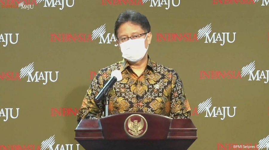 Budi Gunadi Sadikin memberikan keterangan pers di kantor presiden, 26 Januari 2021. (Tangkapan layar youtube Setpres)