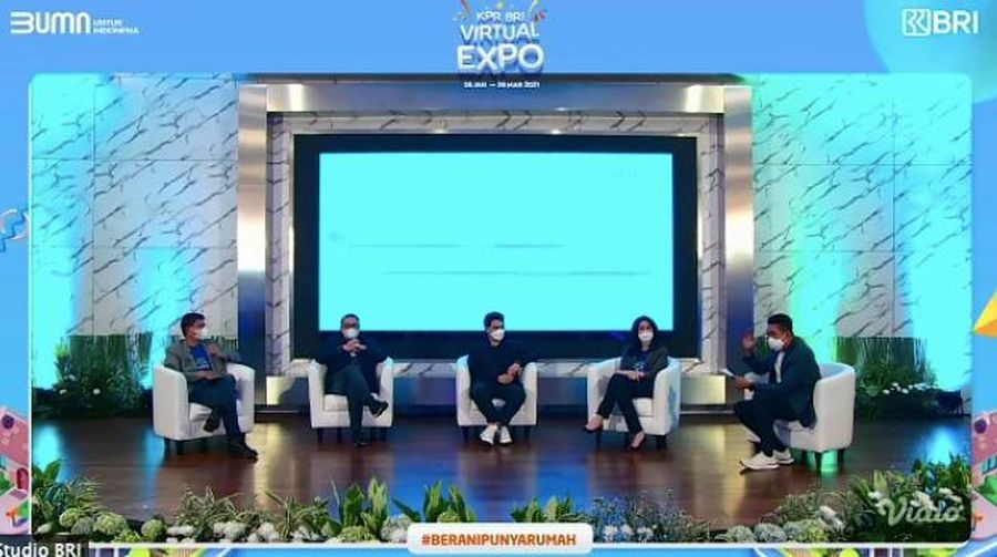 Konfrensi Pers KPR BRI Virtual Expo 2021 (Tangkapan Layar)
