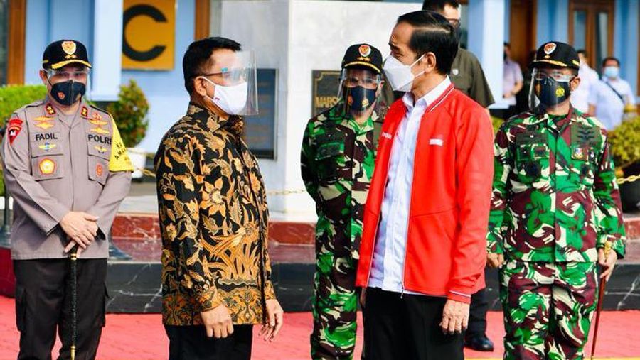 Presiden Joko Widodo pada hari ini, Selasa, 26 Januari 2021, diagendakan untuk menuju Kota Palembang, Provinsi Sumatera Selatan (Sumsel) guna melakukan kunjungan kerja. (Laily Rachev - Biro Pers Sekretariat Presiden)