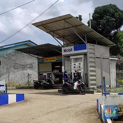 Dipermasalahkan BPH Migas, Begini Penampakan SPBU Mini Exxon