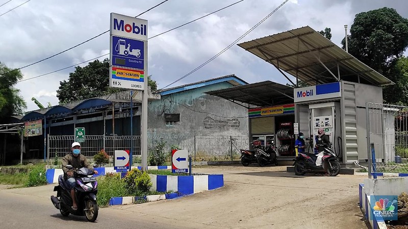SPBU mini ExxonMobil (CNBC Indonesia/ Andrean Kristianto)