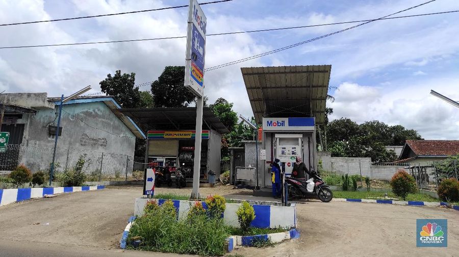 SPBU mini ExxonMobil (CNBC Indonesia/ Andrean Kristianto)