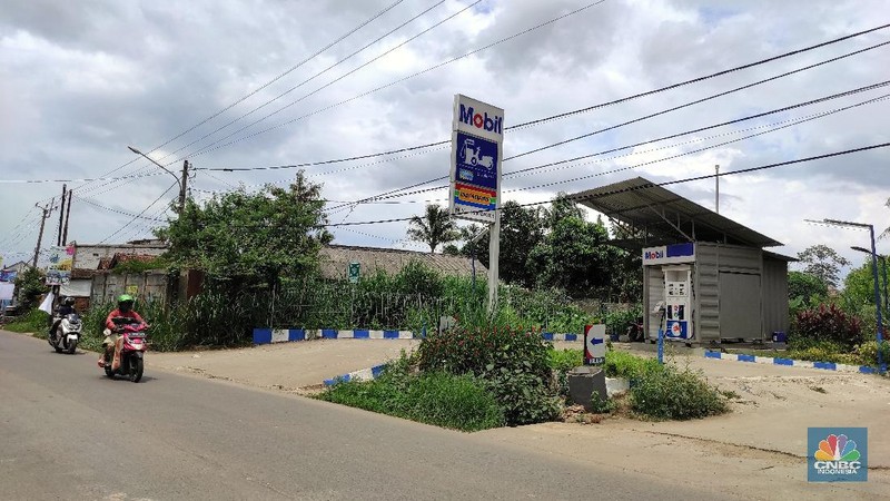 SPBU mini ExxonMobil (CNBC Indonesia/ Andrean Kristianto)