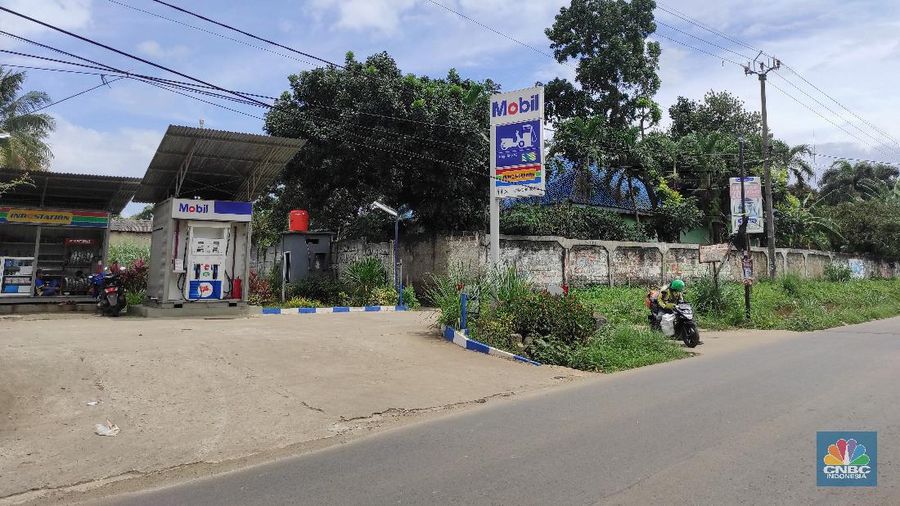 SPBU mini ExxonMobil (CNBC Indonesia/ Andrean Kristianto)