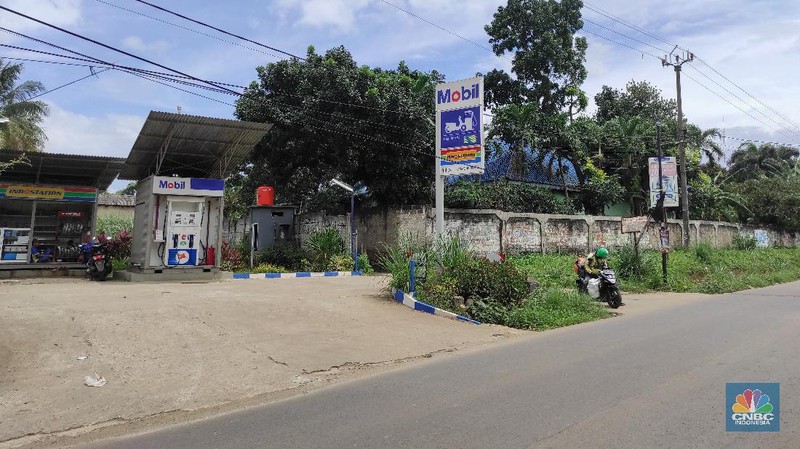 SPBU mini ExxonMobil (CNBC Indonesia/ Andrean Kristianto)