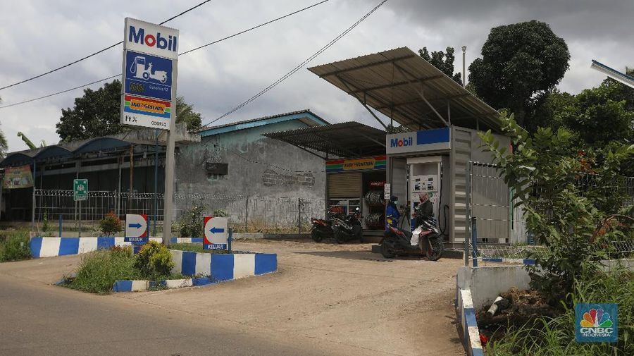 SPBU mini ExxonMobil (CNBC Indonesia/ Andrean Kristianto)