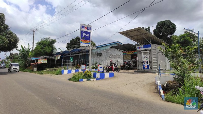 SPBU mini ExxonMobil (CNBC Indonesia/ Andrean Kristianto)