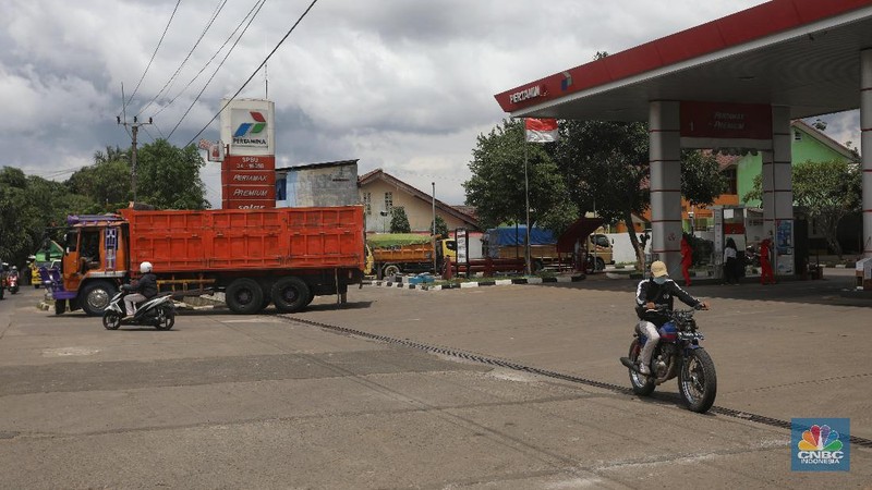 SPBU mini ExxonMobil (CNBC Indonesia/ Andrean Kristianto)