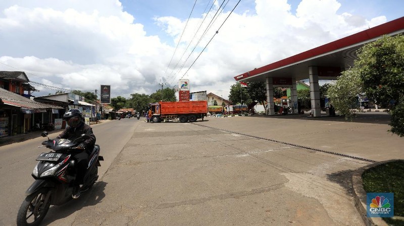 SPBU mini ExxonMobil (CNBC Indonesia/ Andrean Kristianto)