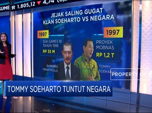 Tommy Soeharto Tuntut Negara