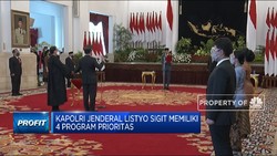 Jokowi Lantik Kapolri Baru