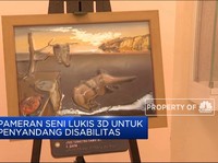 Pameran Seni Lukis 3D Untuk Penyandang Disabilitas di Rusia