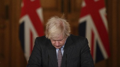 PM Inggris Boris Johnson. (AP/Justin Tallis) PM Inggris Boris Johnson. (AP/Justin Tallis)