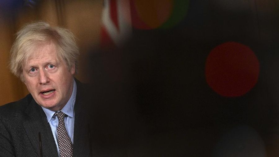 PM Inggris Boris Johnson. (AP/Justin Tallis)