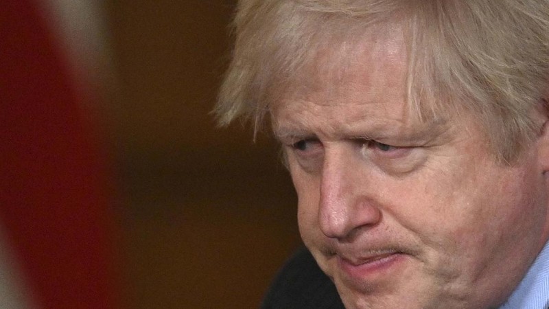 PM Inggris Boris Johnson. (AP/Justin Tallis)